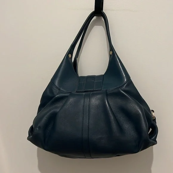 Teal Blue Bvlgari Chandra Bag - Picture 3 of 11